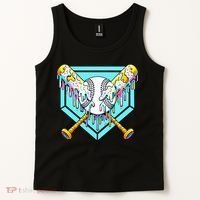 Baseball Drip For Ice Cream Drip Yout.h Baseball Tank Top thumb 2