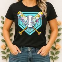 Baseball Drip For Ice Cream Drip Yout.h Baseball Women's T-Shirt thumb 2