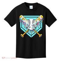Baseball Drip For Ice Cream Drip Yout.h Baseball Kids T-Shirt thumb 0