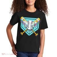 Baseball Drip For Ice Cream Drip Yout.h Baseball Kids T-Shirt thumb 2