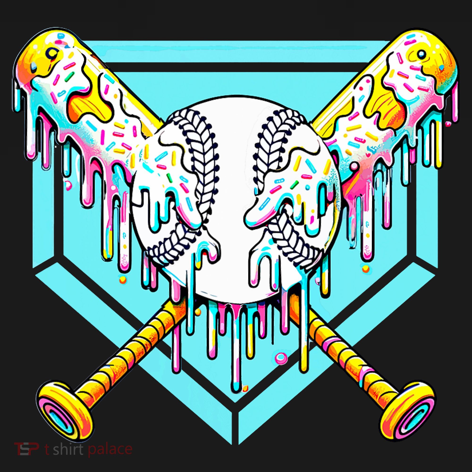 Baseball Drip For Ice Cream Drip Yout.h Baseball Tote Bag