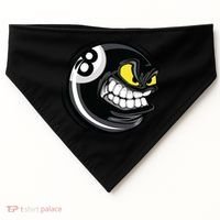 Billiards Dad Funny 8 Ball Angry Billiards Gift For Father’s Day USA-Made Doggie Bandana thumb 0