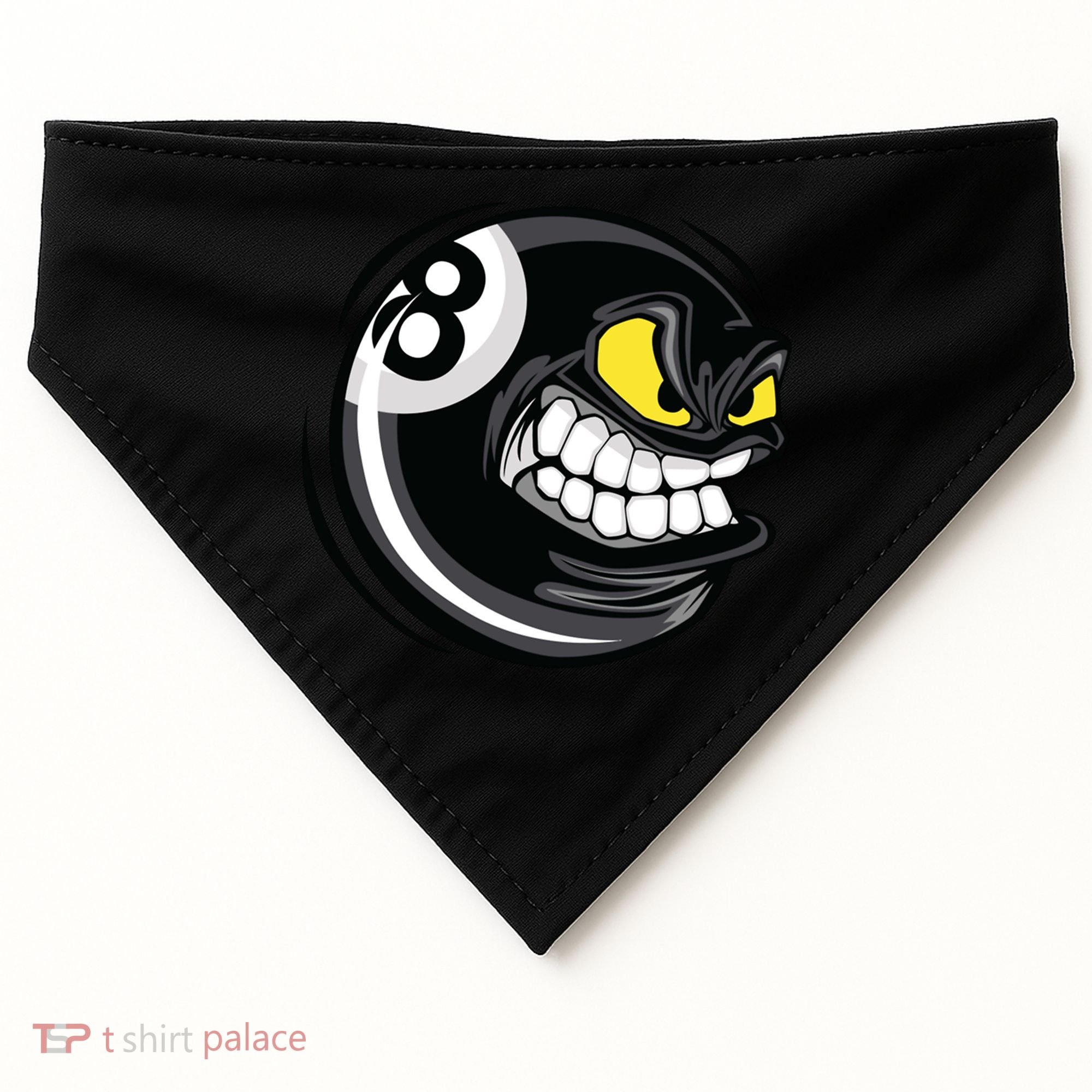 Billiards Dad Funny 8 Ball Angry Billiards Gift For Father’s Day USA-Made Doggie Bandana