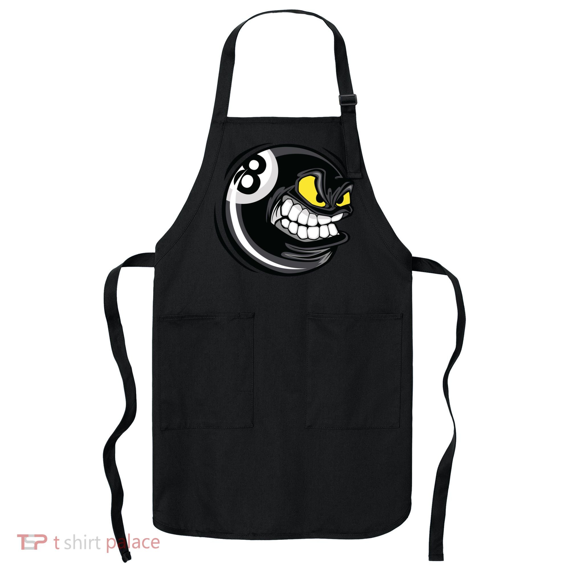 Billiards Dad Funny 8 Ball Angry Billiards Gift For Father’s Day Apron