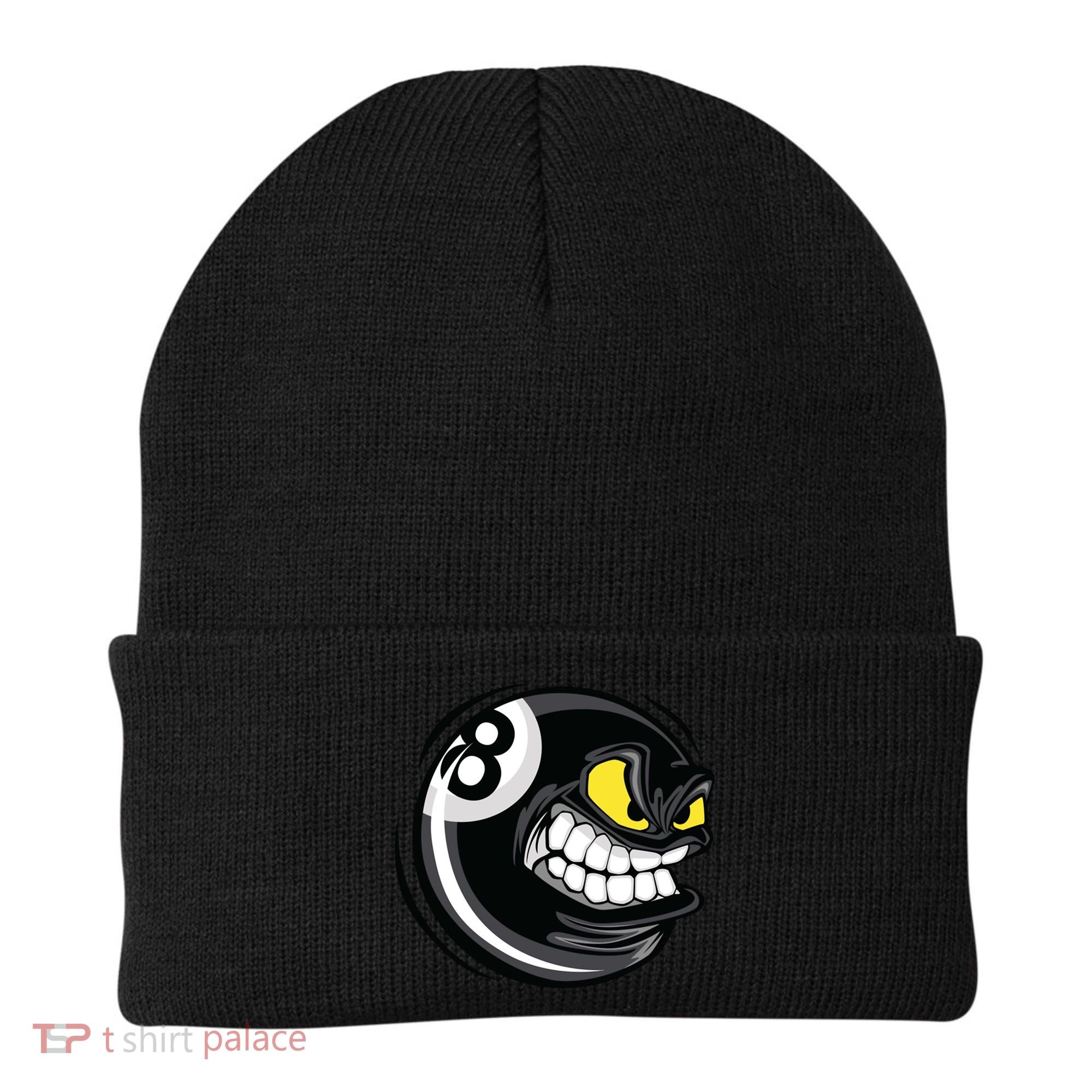Billiards Dad Funny 8 Ball Angry Billiards Gift For Father’s Day Beanie