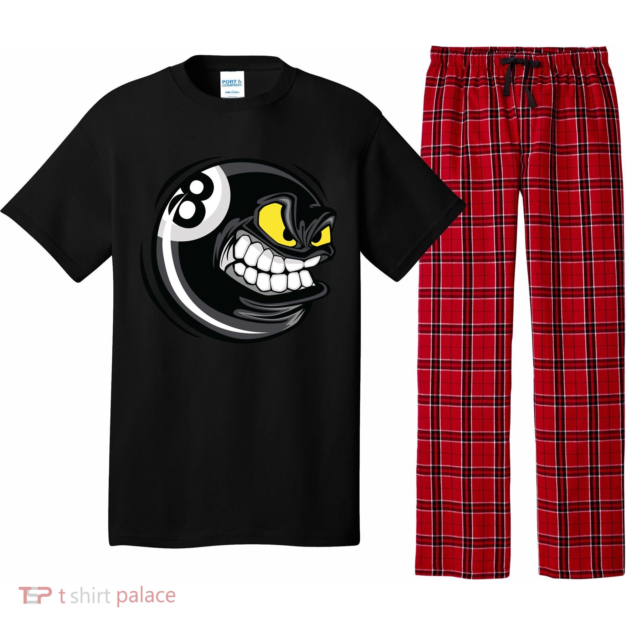 Billiards Dad Funny 8 Ball Angry Billiards Gift For Father’s Day Pajama Set