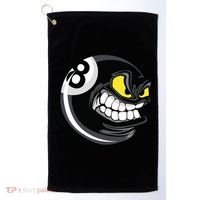 Billiards Dad Funny 8 Ball Angry Billiards Gift For Father’s Day Golf Towel thumb 0