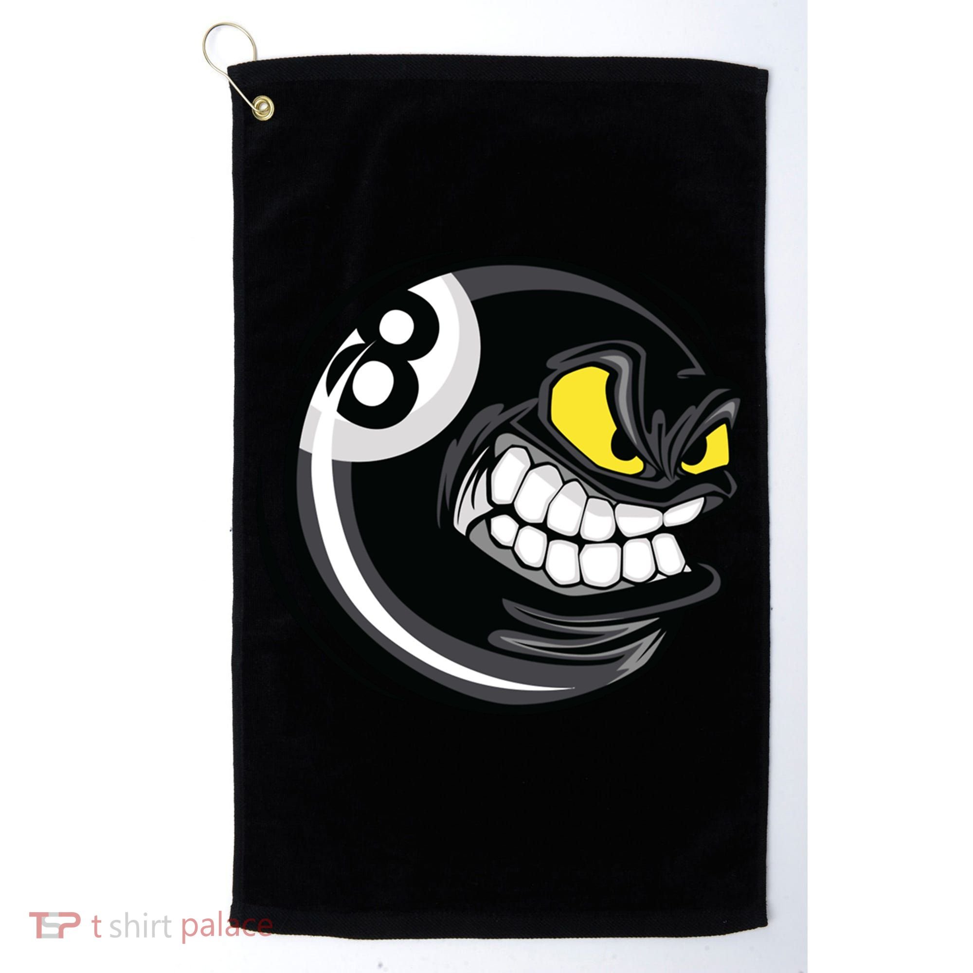 Billiards Dad Funny 8 Ball Angry Billiards Gift For Father’s Day Golf Towel