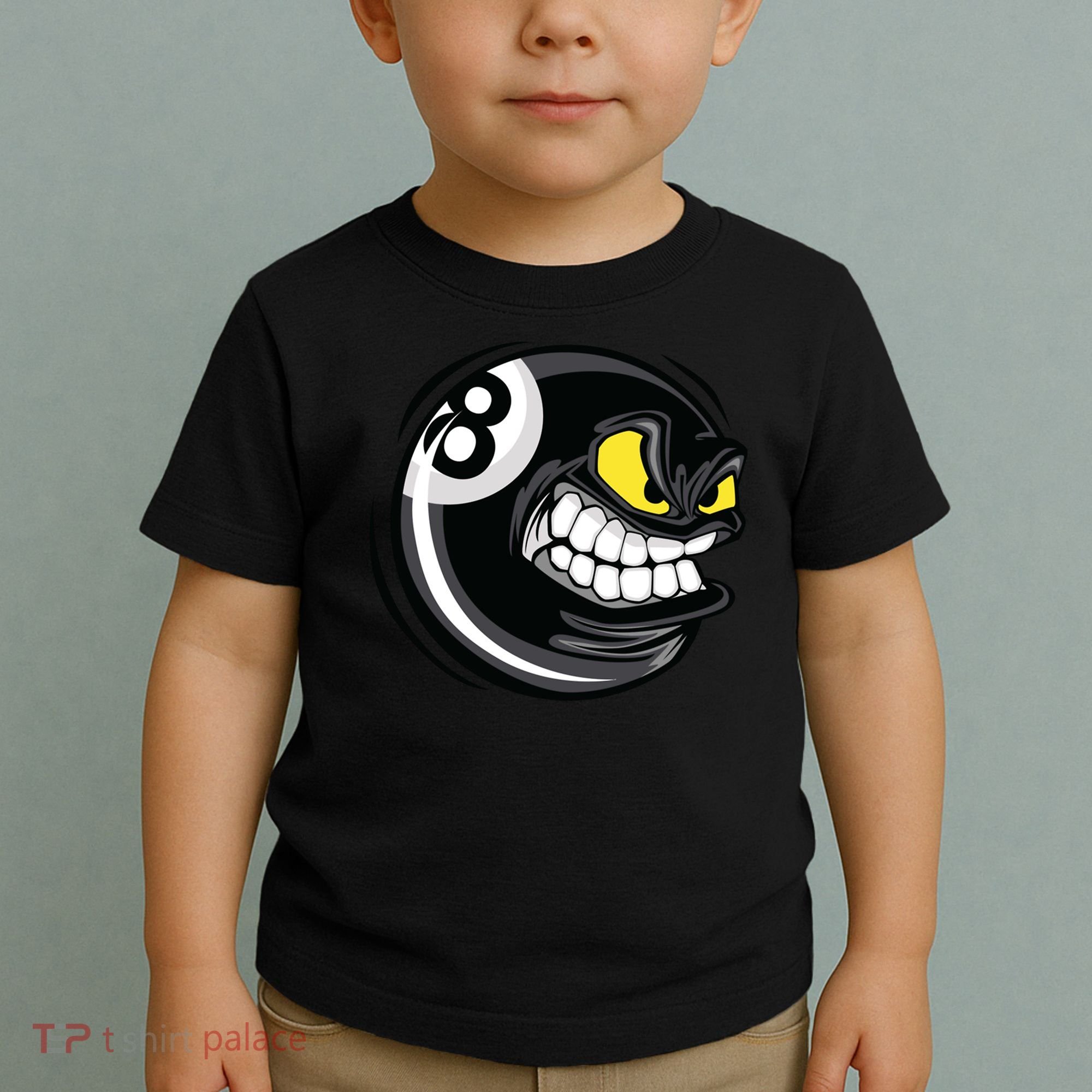 Billiards Dad Funny 8 Ball Angry Billiards Gift For Father’s Day Toddler T-Shirt