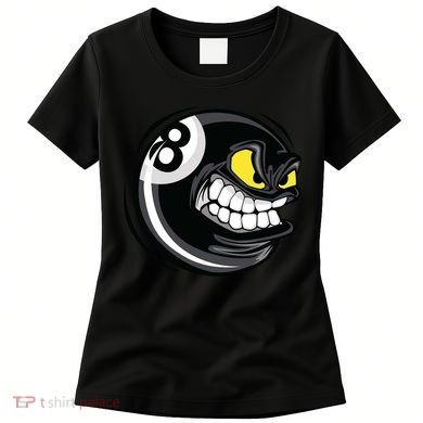 Billiards Dad Funny 8 Ball Angry Billiards Gift For Father’s Day Women's T-Shirt