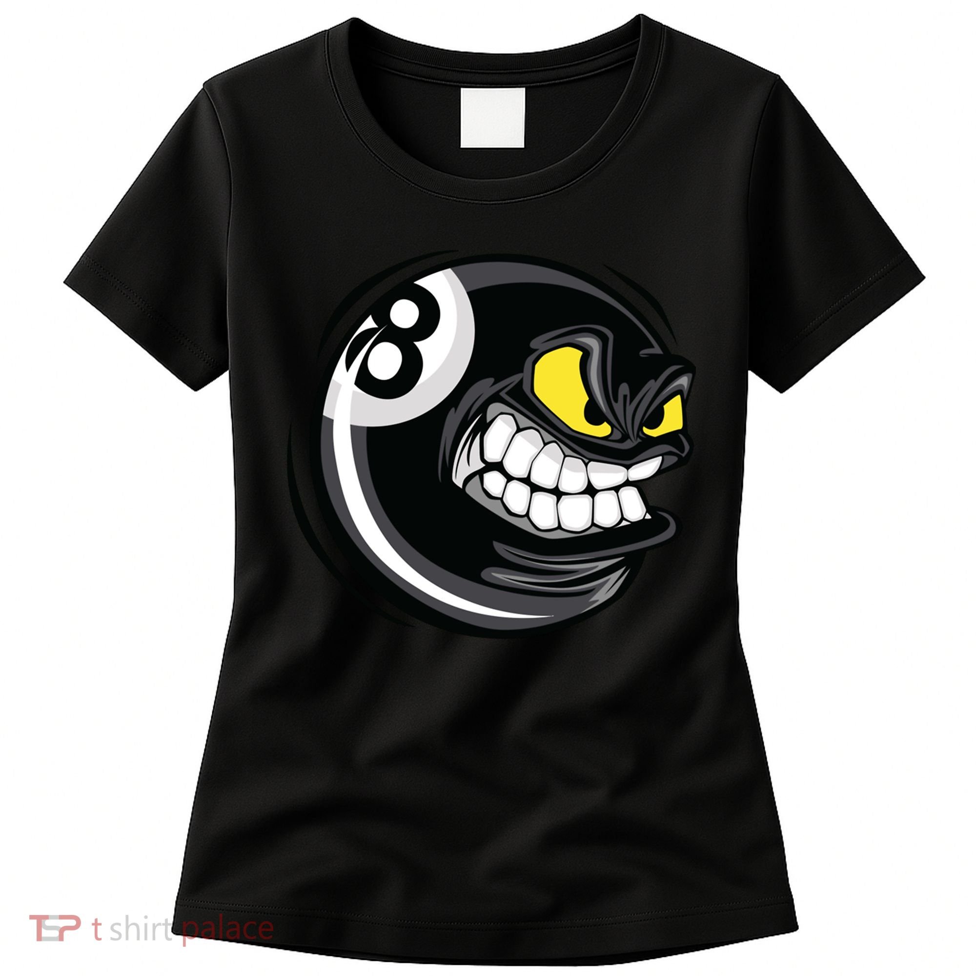 Billiards Dad Funny 8 Ball Angry Billiards Gift For Father’s Day Women's T-Shirt