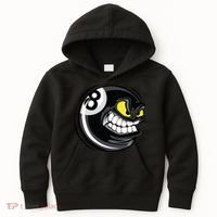 Billiards Dad Funny 8 Ball Angry Billiards Gift For Father’s Day Kids Hoodie thumb 0