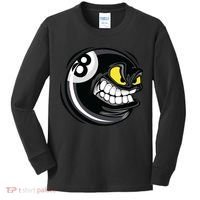 Billiards Dad Funny 8 Ball Angry Billiards Gift For Father’s Day Kids Long Sleeve Shirt thumb 0
