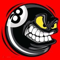 Billiards Dad Funny 8 Ball Angry Billiards Gift For Father’s Day Santa Hat thumb 1