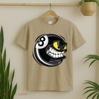 Billiards Dad Funny 8 Ball Angry Billiards Gift For Father’s Day T-Shirt thumb 2