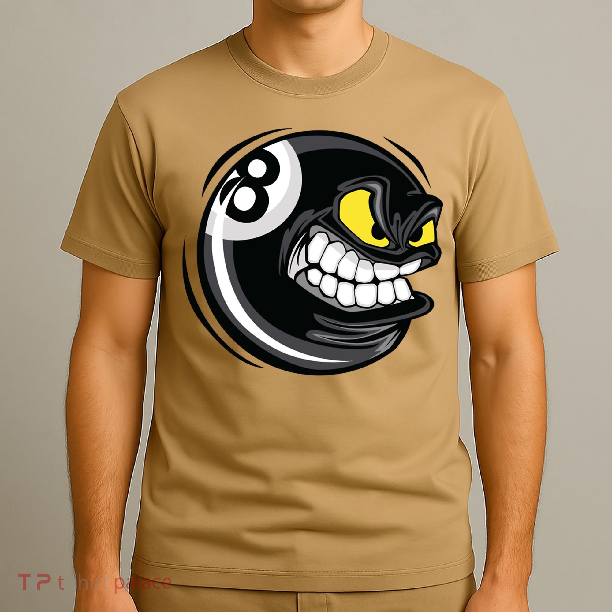 Billiards Dad Funny 8 Ball Angry Billiards Gift For Father’s Day T-Shirt