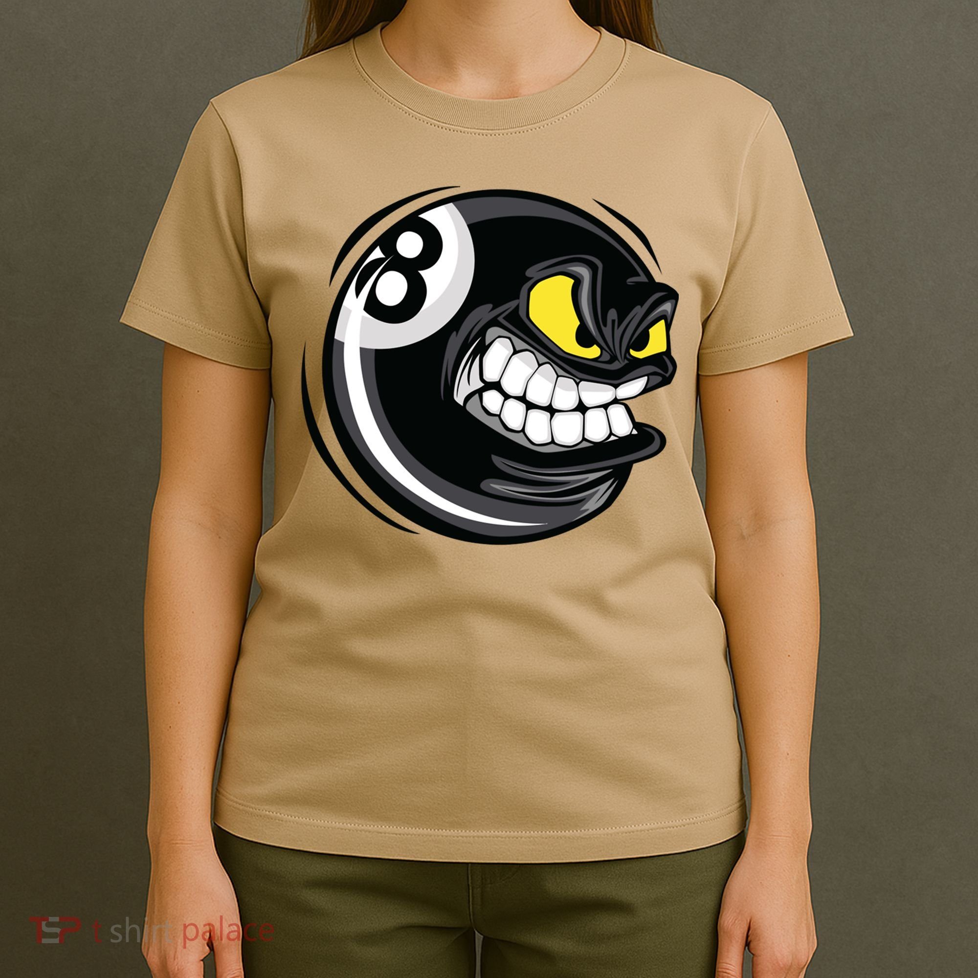 Billiards Dad Funny 8 Ball Angry Billiards Gift For Father’s Day T-Shirt