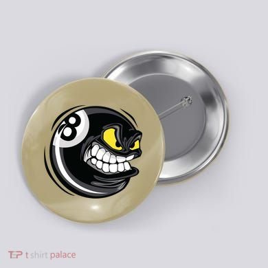 Billiards Dad Funny 8 Ball Angry Billiards Gift For Father’s Day Button