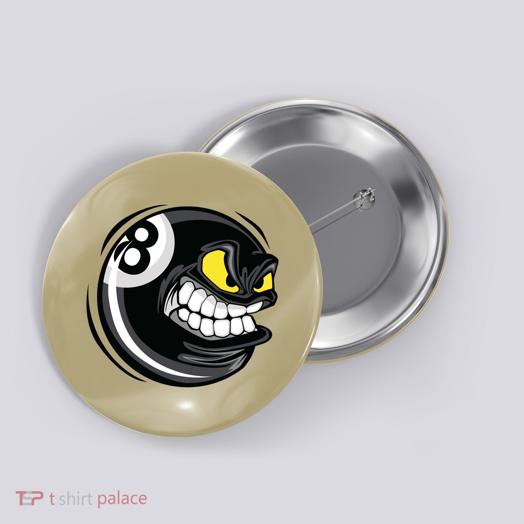 Billiards Dad Funny 8 Ball Angry Billiards Gift For Father’s Day Button