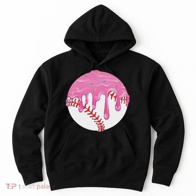 Baseball Drip Fun Baseball Hoodie