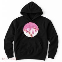Baseball Drip Fun Baseball Hoodie thumb 0