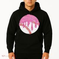 Baseball Drip Fun Baseball Hoodie thumb 2