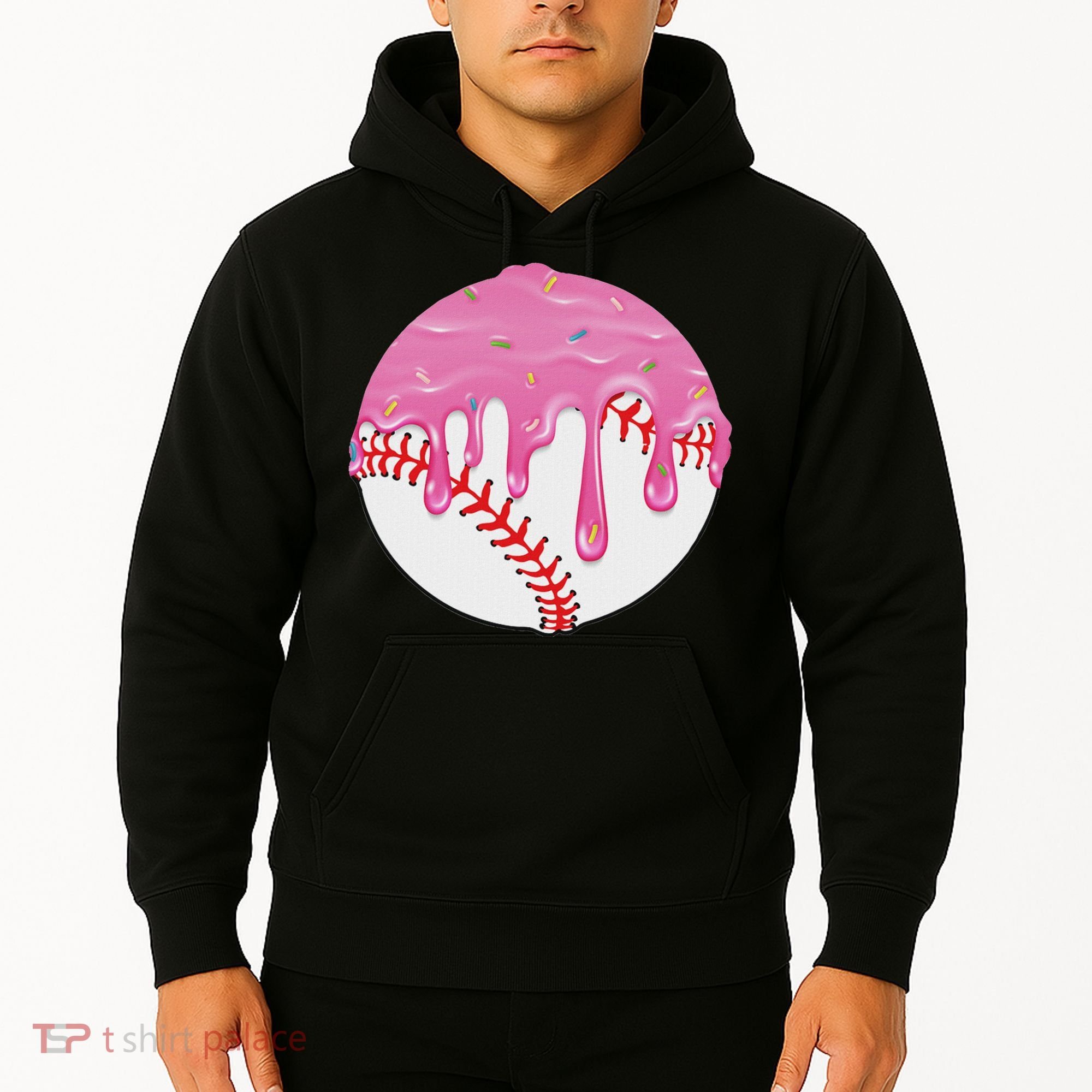 Baseball Drip Fun Baseball Hoodie