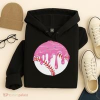 Baseball Drip Fun Baseball Hoodie thumb 4