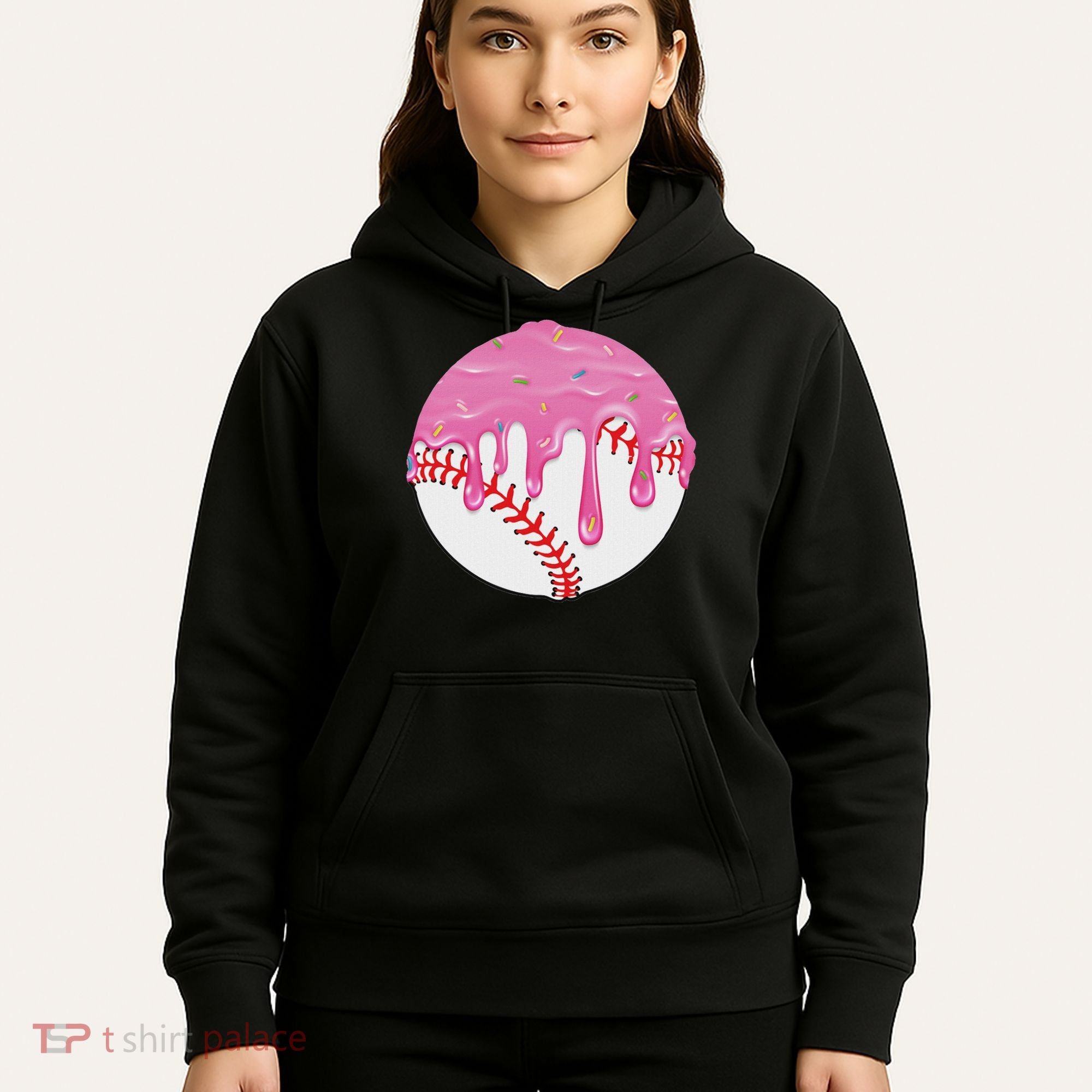 Baseball Drip Fun Baseball Hoodie