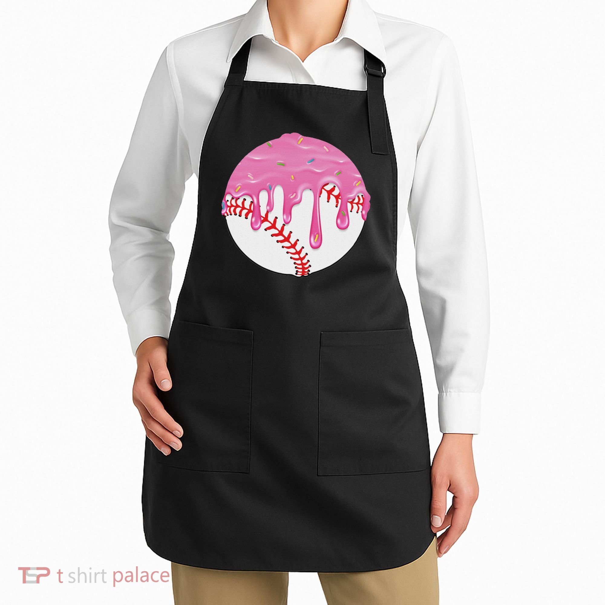 Baseball Drip Fun Baseball Apron