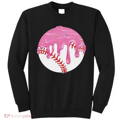 Baseball Drip Fun Baseball Sweatshirt
