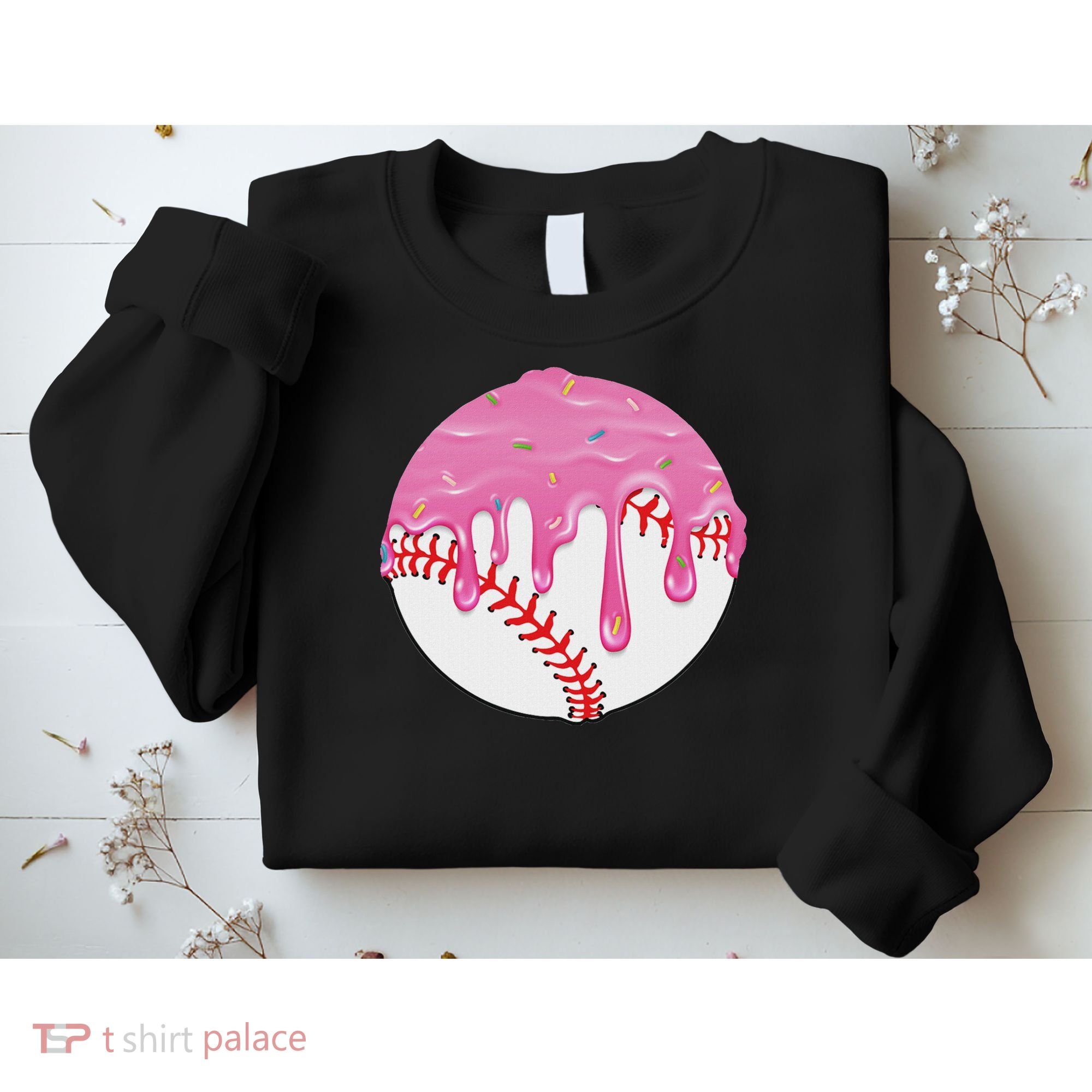 Baseball Drip Fun Baseball Sweatshirt