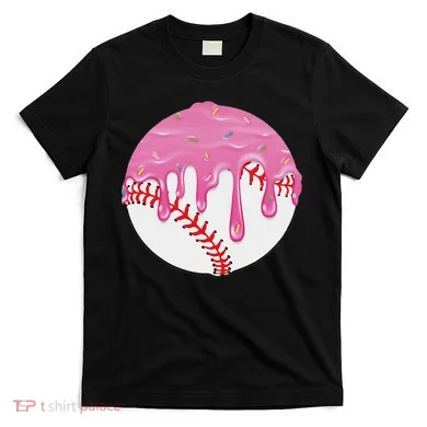 Baseball Drip Fun Baseball T-Shirt