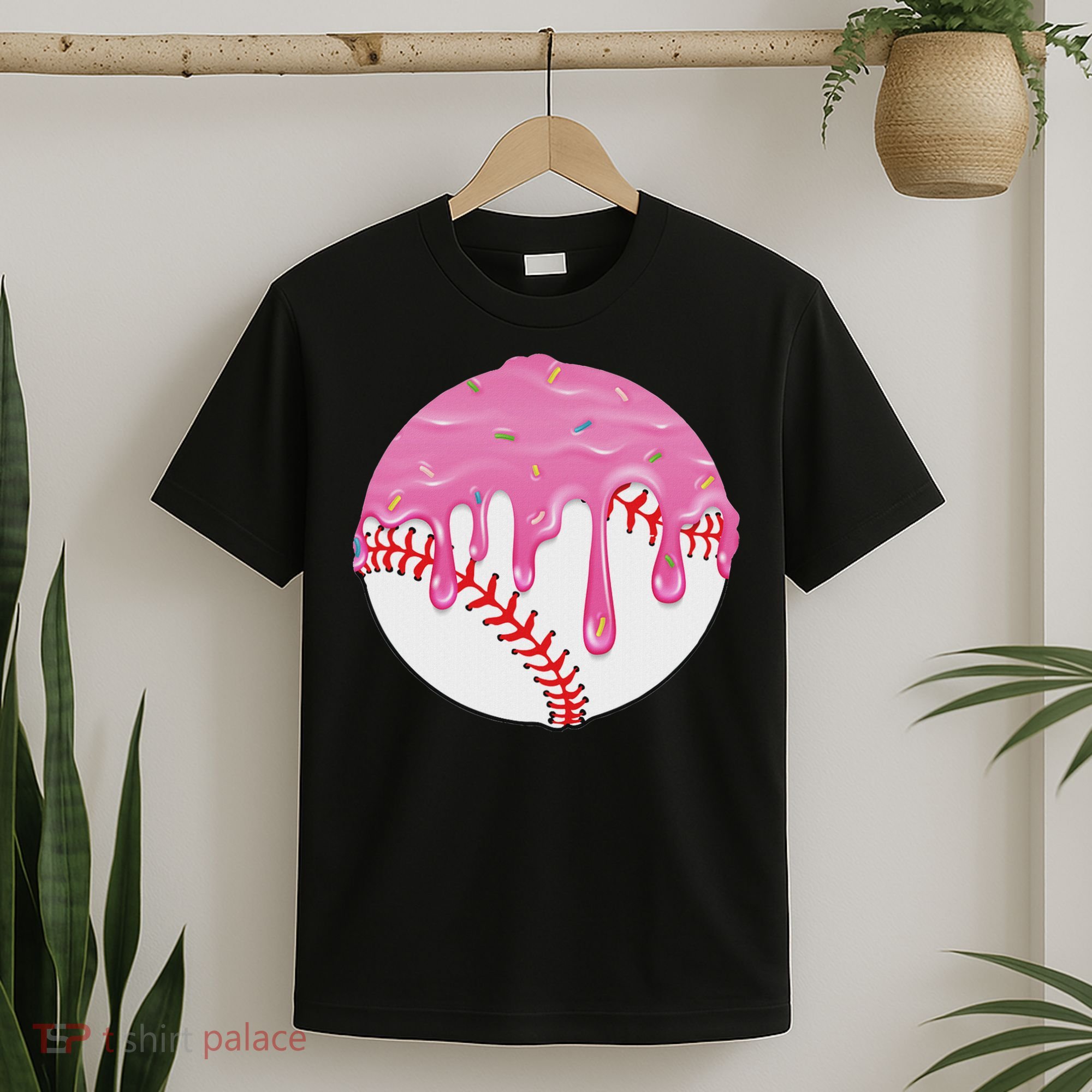Baseball Drip Fun Baseball T-Shirt