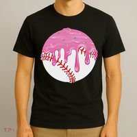 Baseball Drip Fun Baseball T-Shirt thumb 3