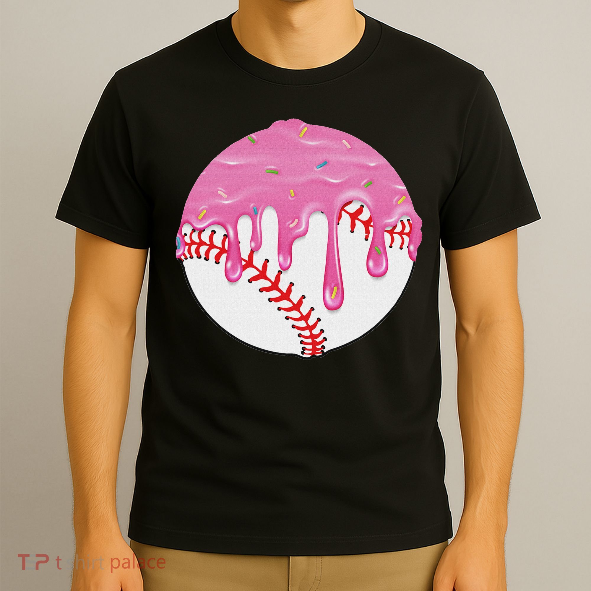 Baseball Drip Fun Baseball T-Shirt