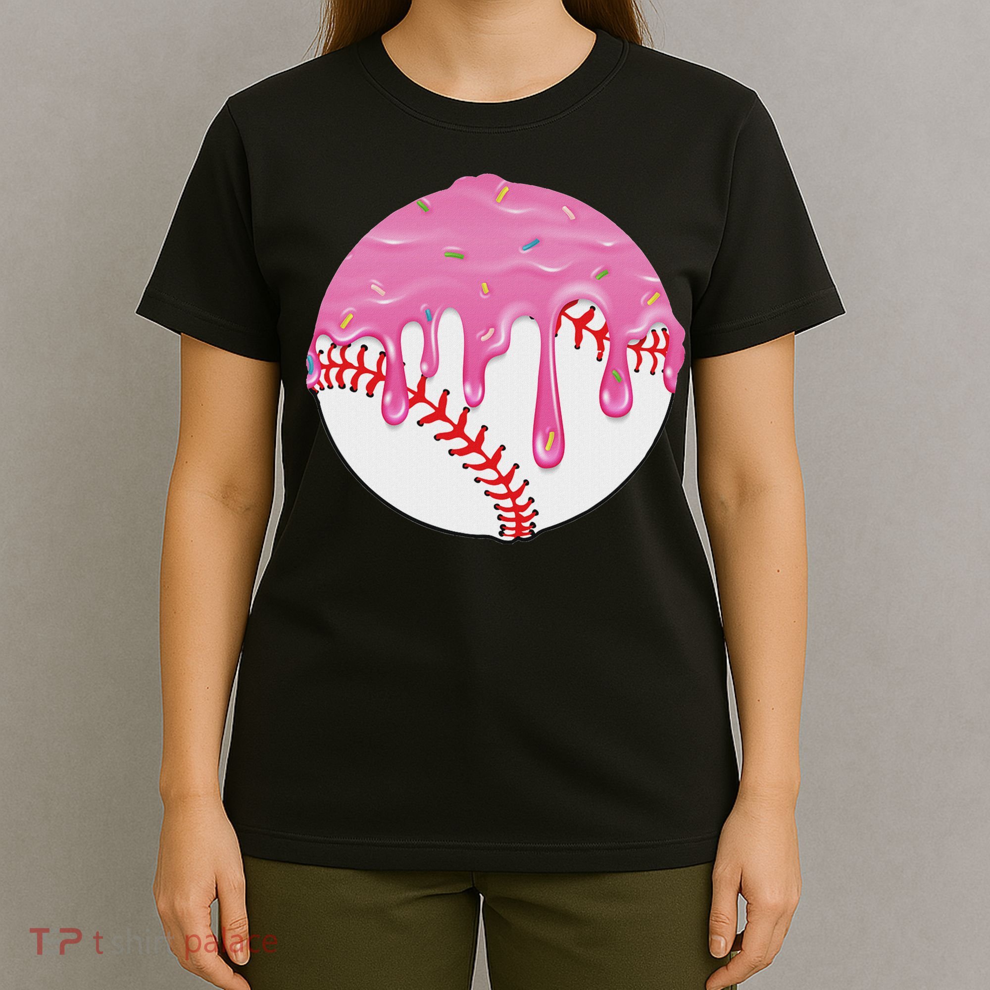Baseball Drip Fun Baseball T-Shirt