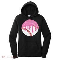 Baseball Drip Fun Baseball Women's Hoodie thumb 0