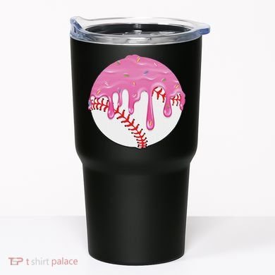 Baseball Drip Fun Baseball Tumbler