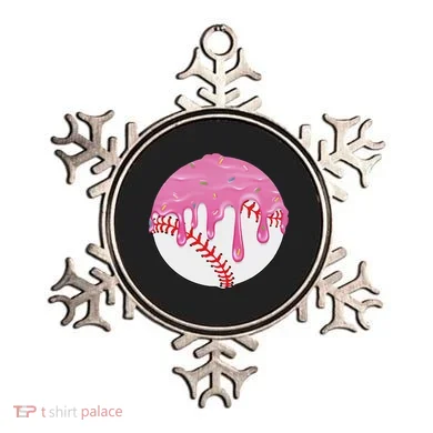 Baseball Drip Fun Baseball Ornament