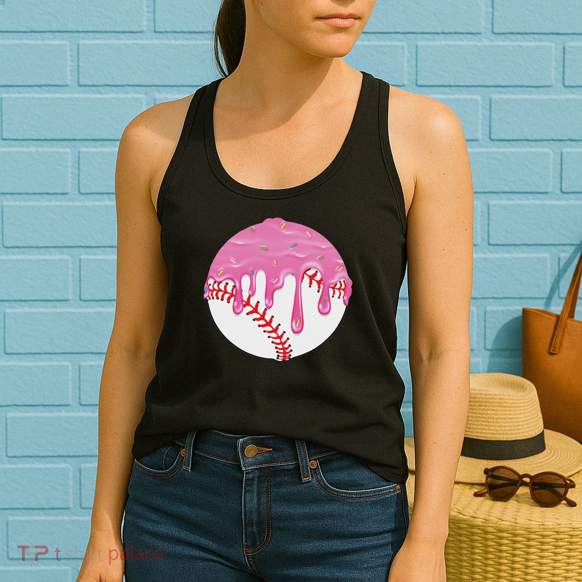 Baseball Drip Fun Baseball Women's Tank Top