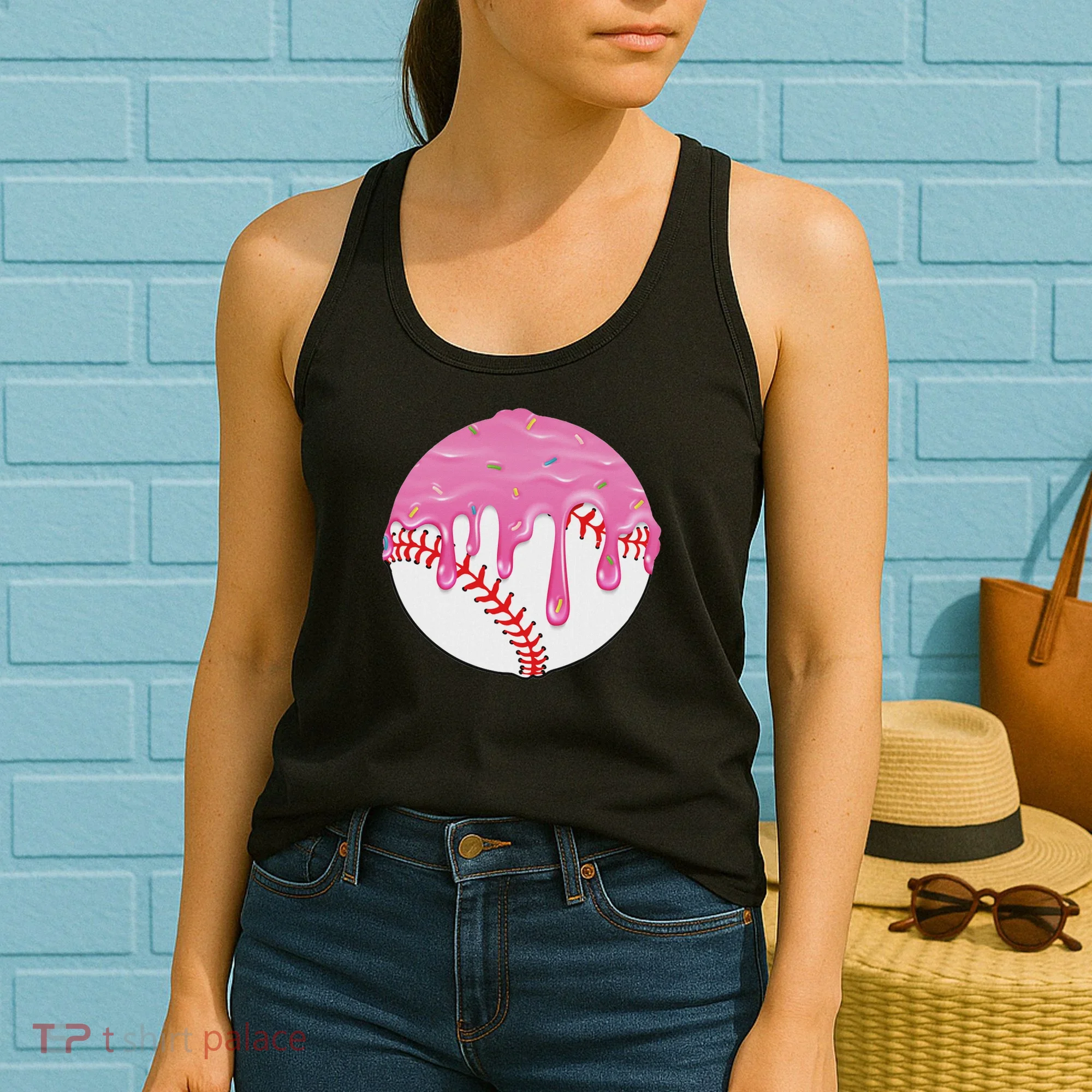 Baseball Drip Fun Baseball Women's Tank Top