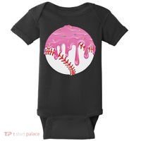 Baseball Drip Fun Baseball Baby Bodysuit thumb 0
