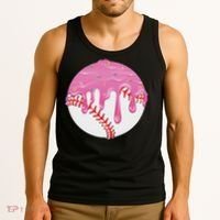 Baseball Drip Fun Baseball Tank Top thumb 3