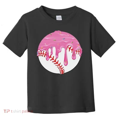 Baseball Drip Fun Baseball Toddler T-Shirt