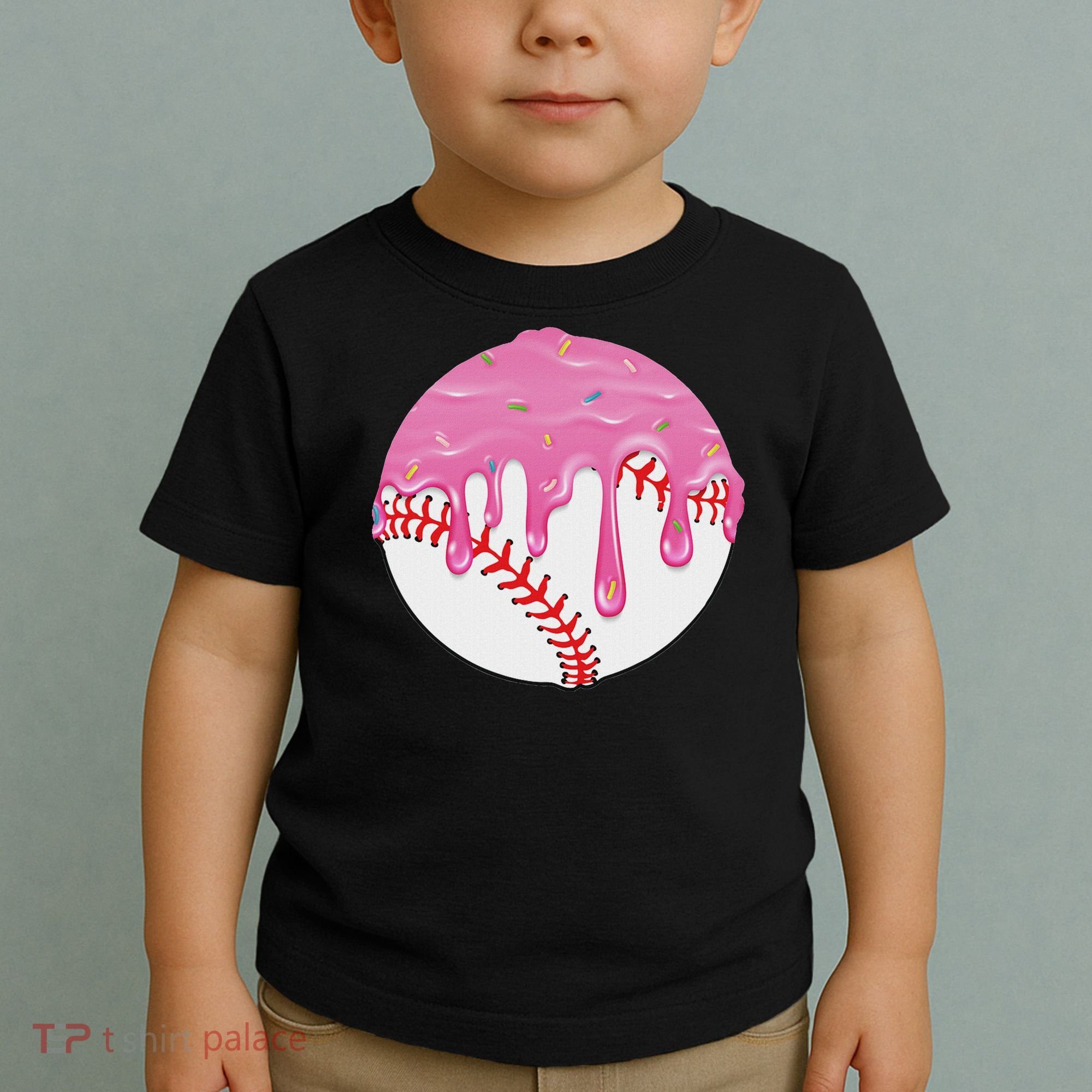Baseball Drip Fun Baseball Toddler T-Shirt