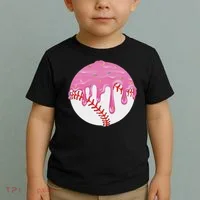Baseball Drip Fun Baseball Toddler T-Shirt thumb 2