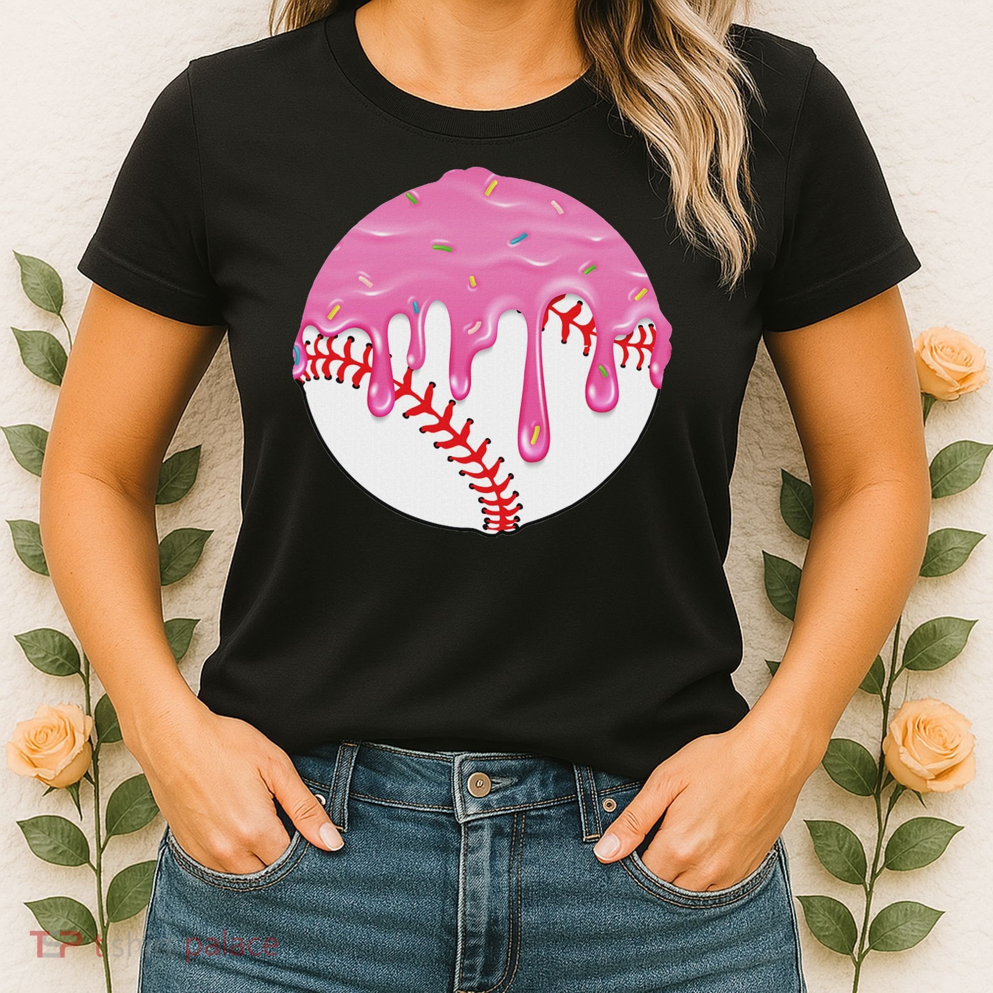 Baseball Drip Fun Baseball Women's T-Shirt