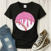 Baseball Drip Fun Baseball Women's T-Shirt thumb 3