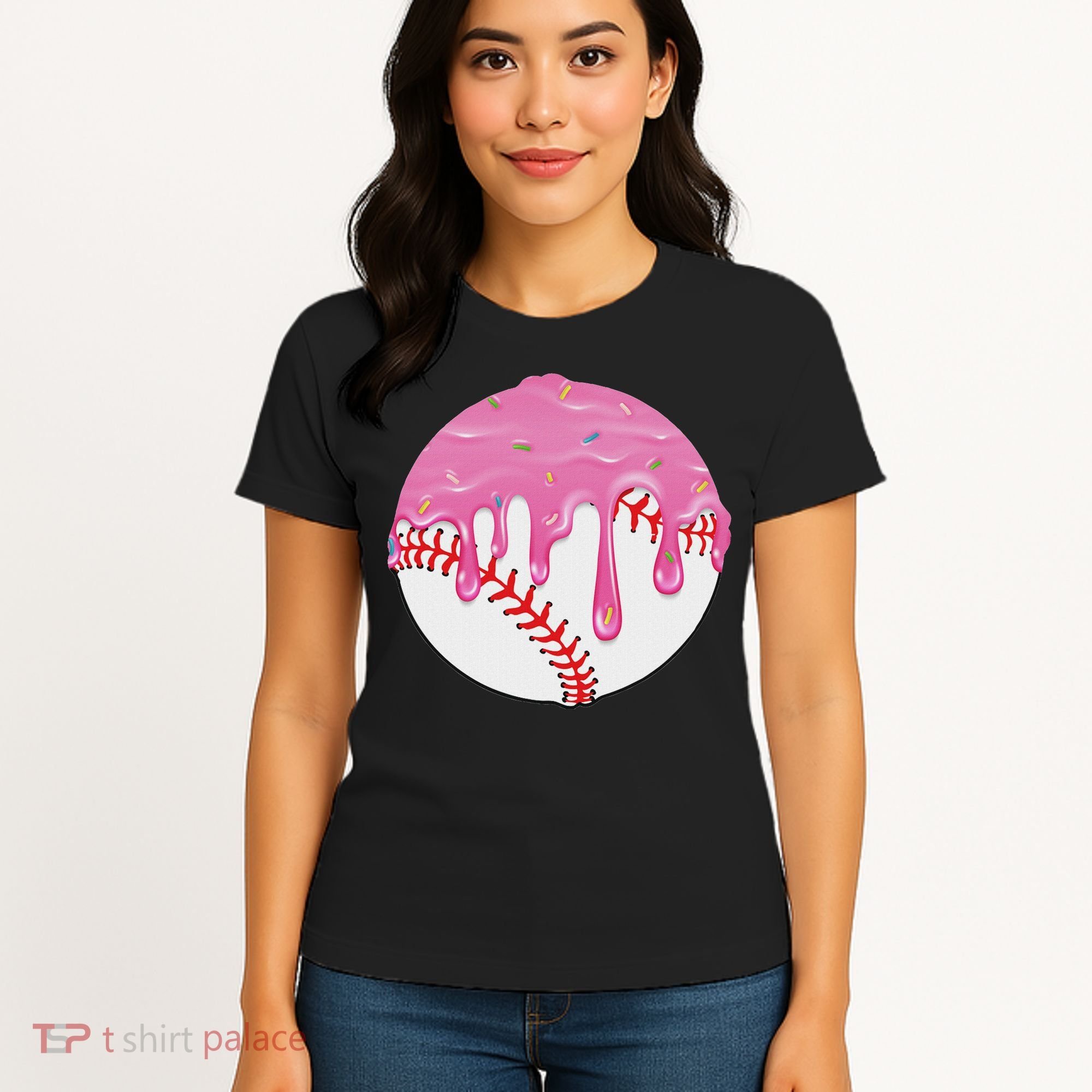 Baseball Drip Fun Baseball Women's T-Shirt